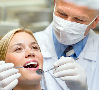 Пациентка не боится стоматолога